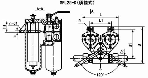 SPL、DPL型網(wǎng)片式油濾器